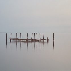 Early morning photograph of the Mussel Beds near Hunstanton Norfolk.