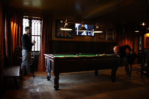 Photograph of Pool Player Suffield Arms