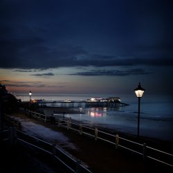 A nocturne photograph of Cromer