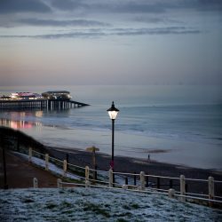 A nocturne photograph of Cromer