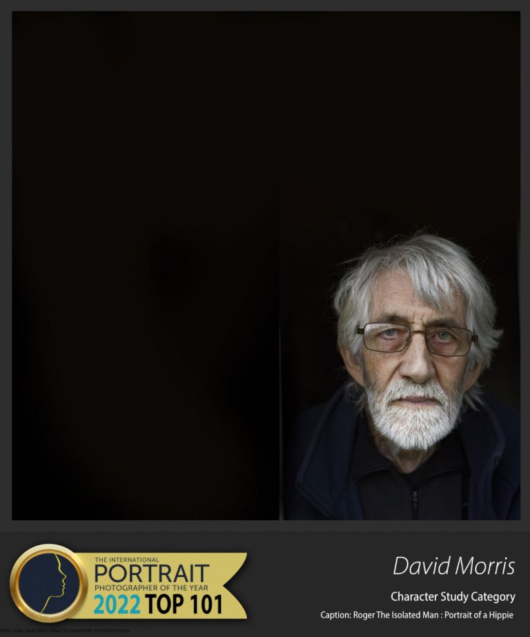 Photographic portrait of Roger the Isolated man Top 101 International Portrait of 2022