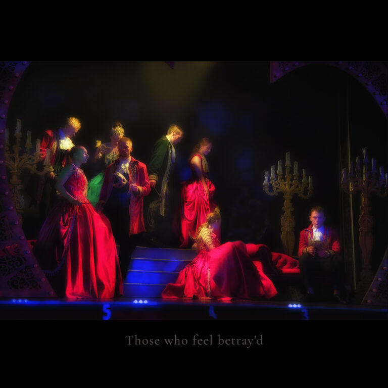 Photographic images captured at The Pavilion Theatre Cromer with theatrical quotations