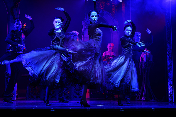 Photograph of the rehearsal of the Summer show at The Pavilion Theatre Cromer