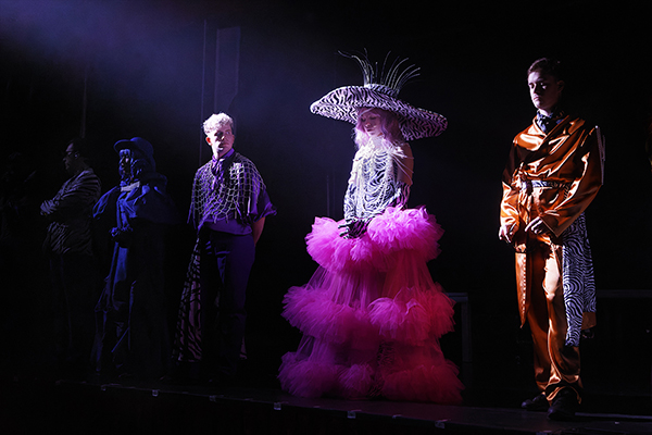 Photograph of the rehearsal of the Summer show at The Pavilion Theatre Cromer
