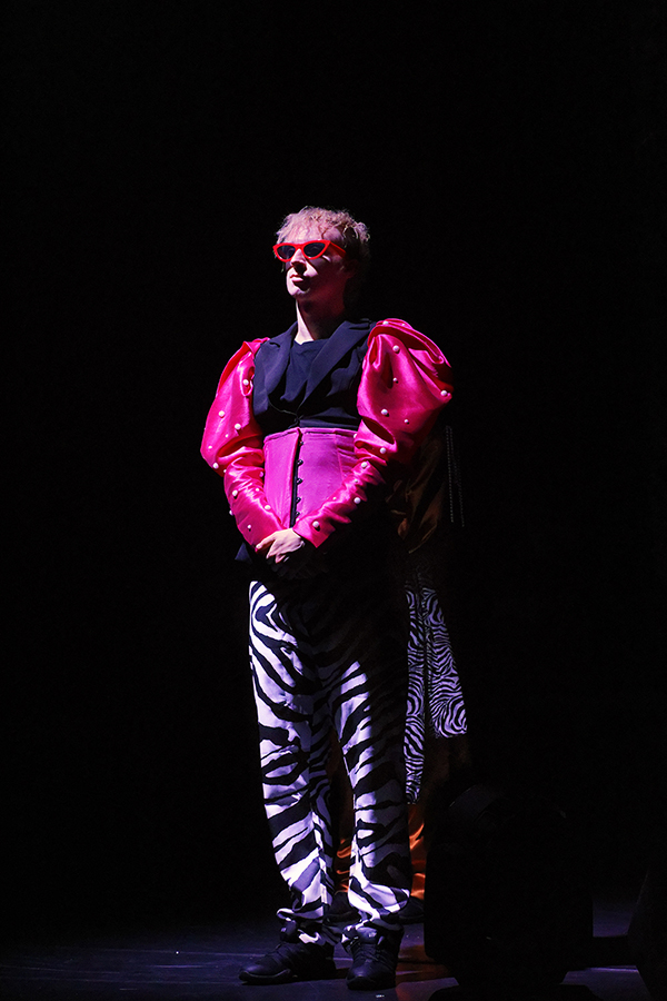 Photograph of the rehearsal of the Summer show at The Pavilion Theatre Cromer