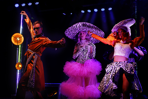 Photograph of the rehearsal of the Summer show at The Pavilion Theatre Cromer